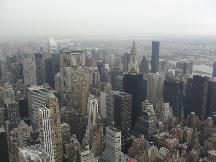 Vista do observat�rio do Empire State Building