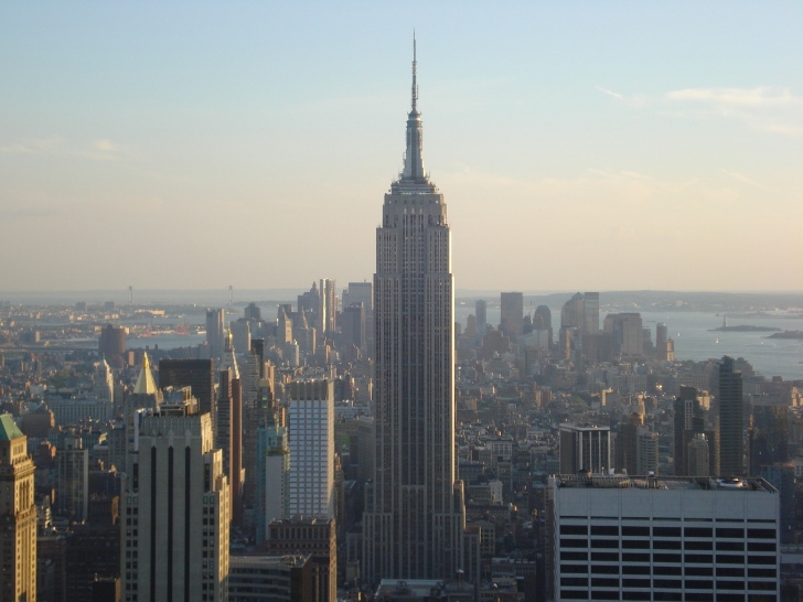 Empire State visto do Top of the Rock