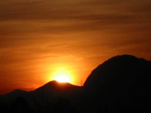 Pôr-do-sol no Recreio dos Bandeirantes