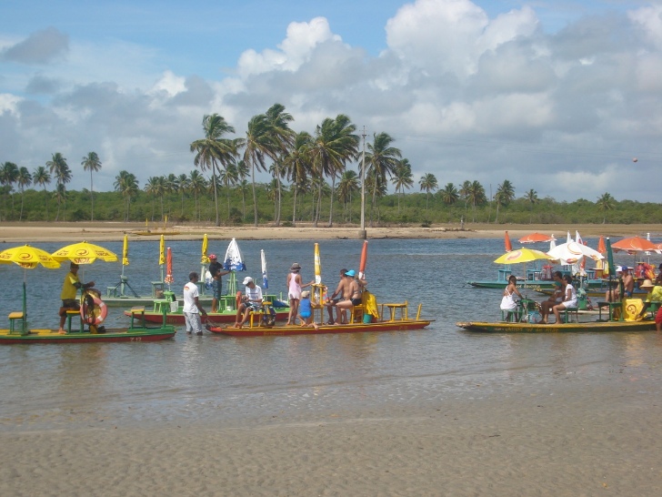 Pontal de Maracaípe - Passeio de jangada no mangue