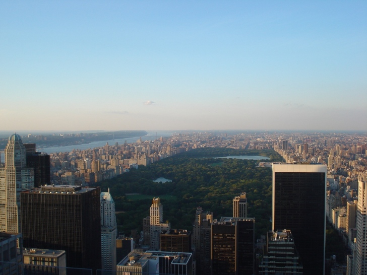 Vista do Top of the Rock para o Central Park