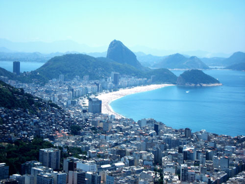 Foto aérea do Rio, por Angélica Monnerat