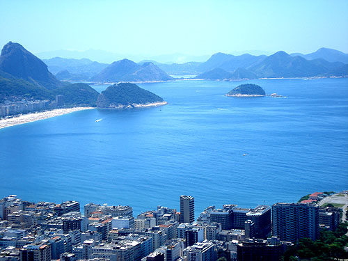 Foto aérea do Rio, por Angélica Monnerat