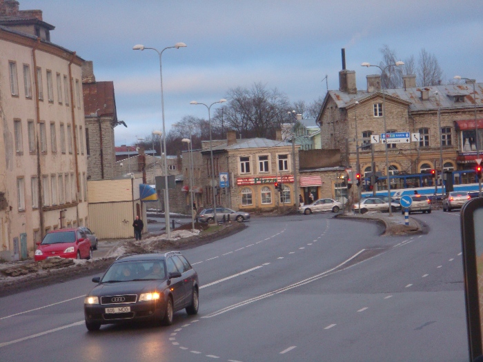 Tallin é uma cidade com amplas avenidas