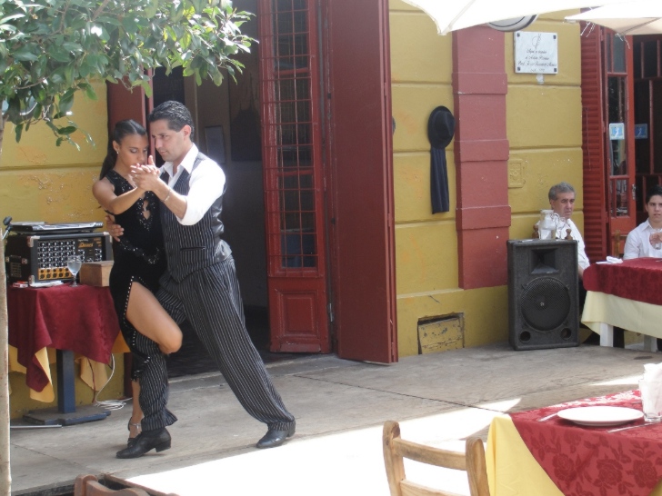 Foto de dan�arinos de tango