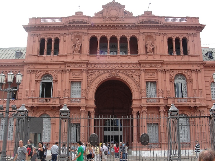 Foto da Casa Rosada, sede do governo argentino