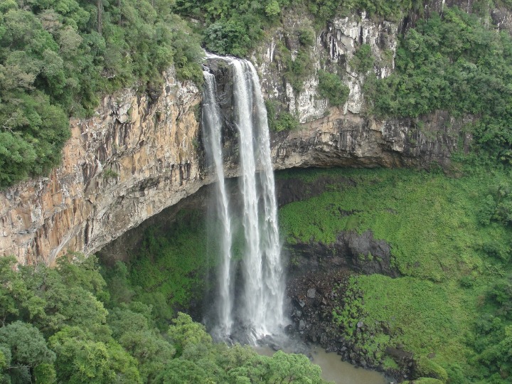 Cascata no Parque do Caracol em Canela