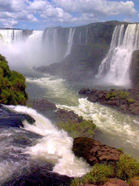 Cataratas do Iguau vistas do lado brasileiro