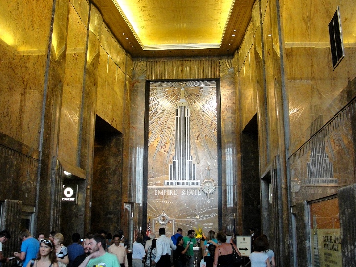 Saguão de entrada do Empire State Building