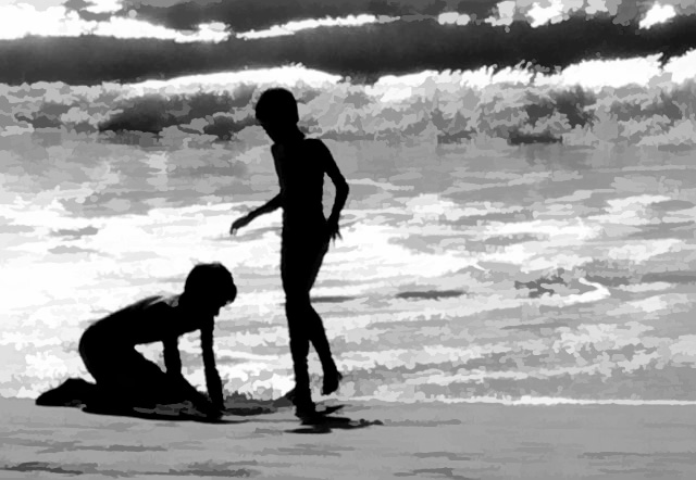 Crian�as em Copacabana