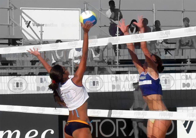 Campeonato de volei de praia em Ipanema
