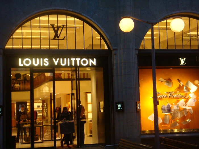 Loja Louis Vuitton em Zurique
