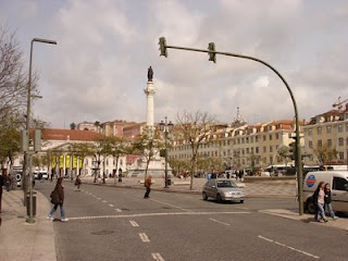 Foto da Praça do Rossio em Lisboa