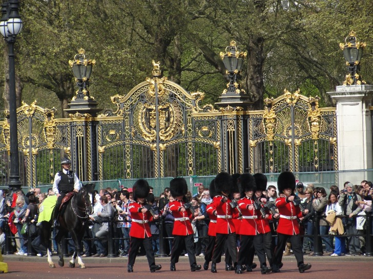 Troca da guarda no Palácio de Buckingham