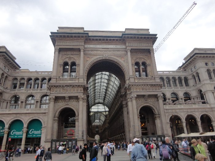 Entrada da Galleria Vittorio Emanuele II