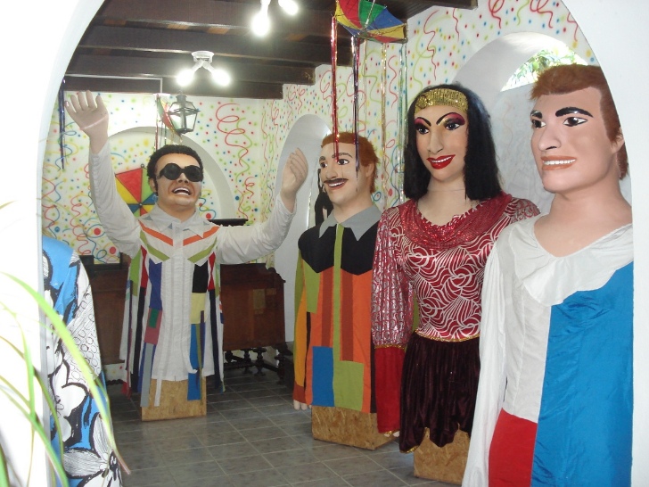 Os bonecos gigantes do Carnaval de Olinda.