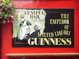 The Temple Bar, um dos mais populares Pubs Irlandes