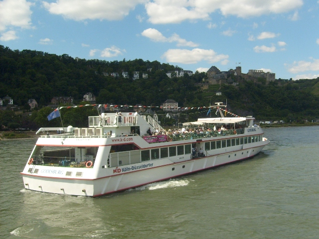 Passeio de barco pelo Reno