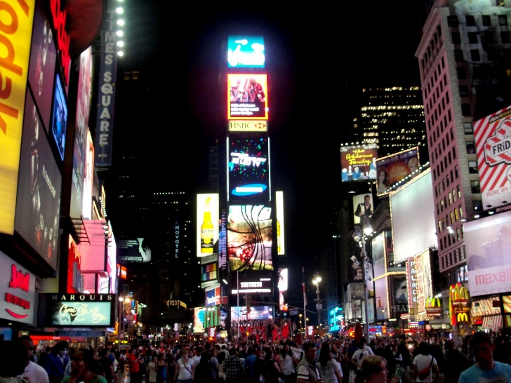 As luzes da Times Square