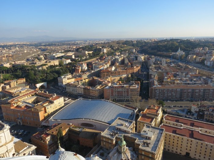 Outra vista do topo da Basílica de São Pedro