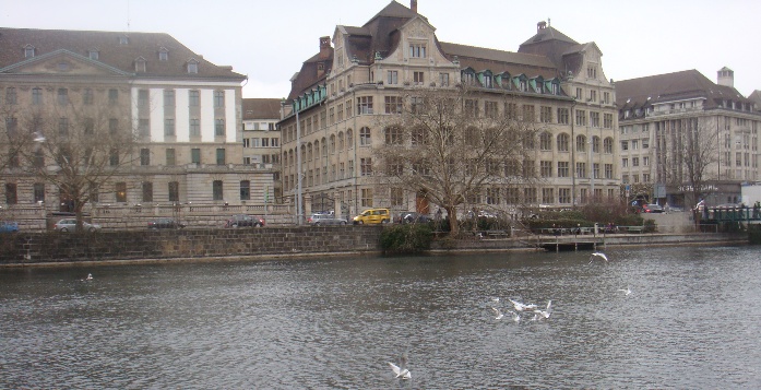 Zurique à margem do rio